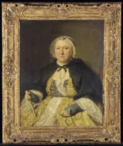 Portrait De Madame Crozat by Jacques-Andre-Joseph Aved
