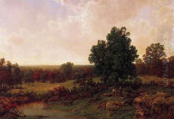 Three Men in a Landscape - view 1