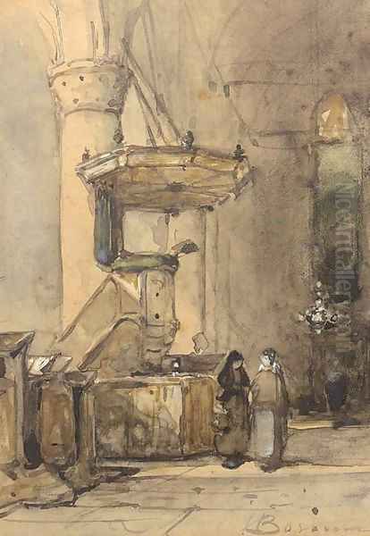 The pulpit, a church interior - view 1