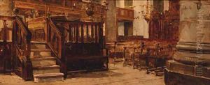 A synagogue interior