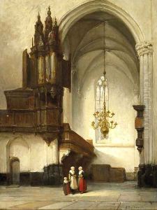 Interieur van de Nieuwe Kerk te Amsterdam met het Sweelinckorgel thumbnail