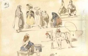 Figures and horses a study Figures and horses a study