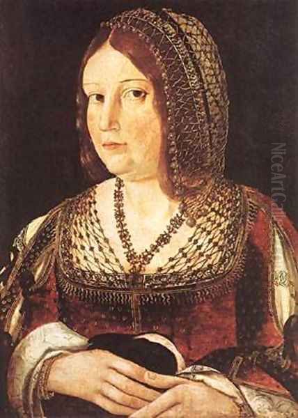 Lady With A Hare - view 1