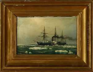 A Steamship In The Great Sound, Denmark