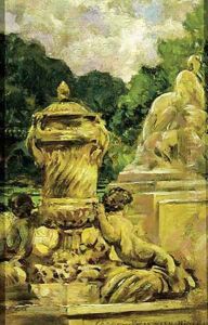Jardin de la Fontaine Aa Nimes, France by James Carroll Beckwith