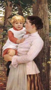 Mother and Child by James Carroll Beckwith