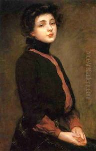 Portrait of Evelyn Nesbitt I by James Carroll Beckwith