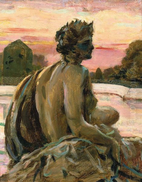 One of the Figures at the Parterre d'Eau - view 1