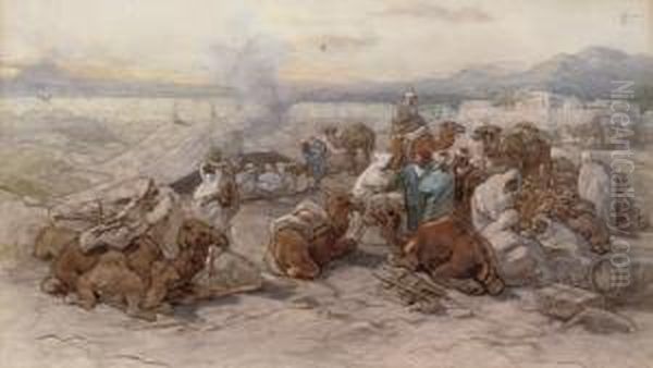 An Arab Encampment - view 1