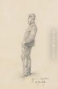 Officier D'artillerie by Auguste Bachelin