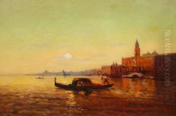 Gondole A Venise. - view 1