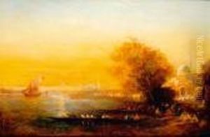 Vue De La Corne D'or by Adolphe Bachmann
