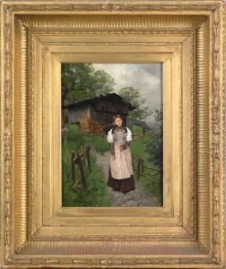 Landscape With Young Women