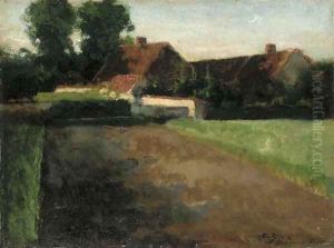 Back of J.F. Millet's Garden by James Carroll Beckwith