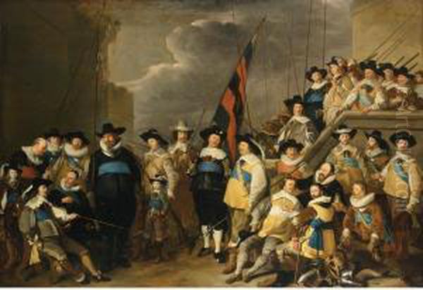 The Arquebusiersa"" Civic Guard
Company Of Captain Cornelis De Graeff And Lieutenant Hendrik Lauwersz.
In Amsterdam - view 1