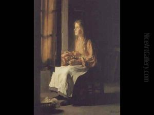 La Denteliere (The Lacemaker) by Claude Joseph Bail