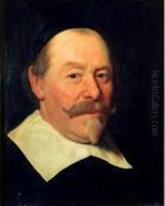 Portrait De Gentilhomme En Buste by Jacob Adriaensz Backer