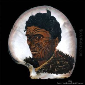 Maori Portrait by John Philamon Backhouse