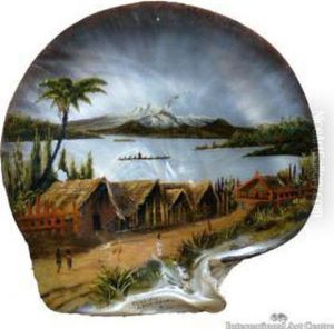 Tongariro, Lake Taupo, New Zealand by John Philamon Backhouse