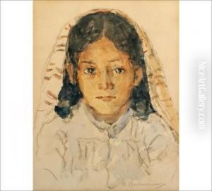 Girl With A Scarf