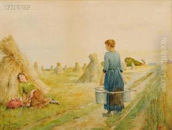 Afternoon In The Hay Fields - view 1