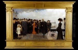 'in Commemoration Of The Opening Of Seaham Dock By The Right Honourable A.j.balfou 'in Commemoration Of The Opening Of Seaham Dock By The Right Honourable A.j.balfou