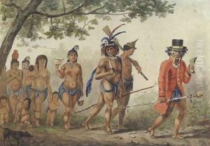 A procession, South America by Pierre J. Benoit