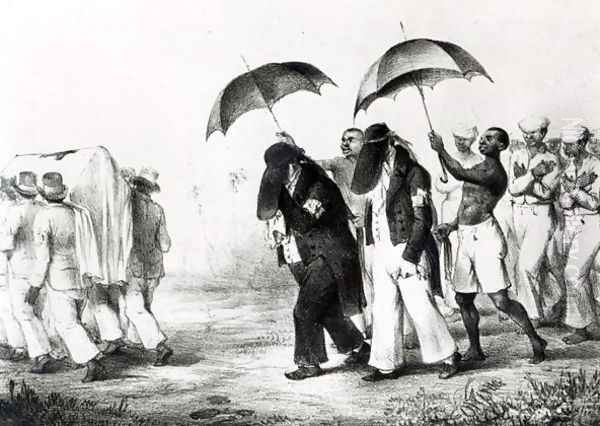 Negro Funeral Procession, from 'Voyage a Surinam' - view 1