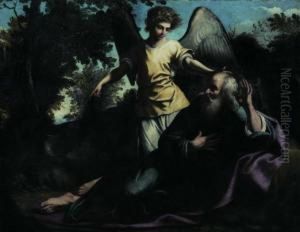 Elia Soccorso Dall'angelo by Sisto Badalocchio