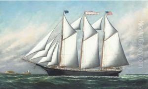 The Clipper Ship "annie L. Henderson" by Samuel Finley Morse Badger