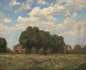 Sommerlandschaft Mit
Bauernhausern. by Fritz Baer