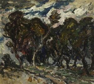 Schleisheimer Allee. by Fritz Baer