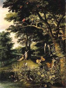 Adam and Eve in the Garden of Eden