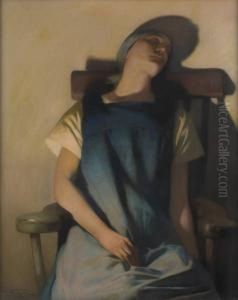 Paysanne Endormie by Firmin Baes