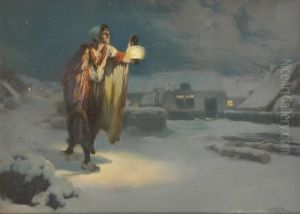 La Traversee Du Village Sousla Neige