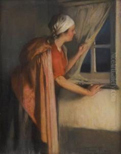 Jeune Femme A La Fenetre