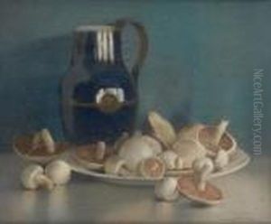 Composition Aux Champignons Et Au Pichet