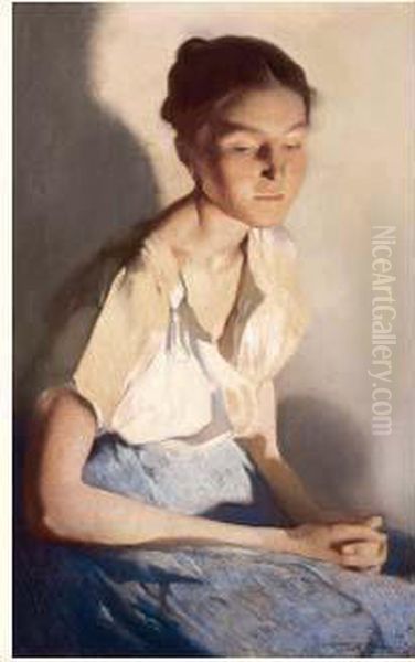 Portrait De Jeune Fille. - view 1