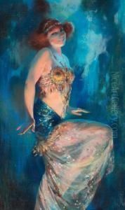 An Exotic Dancer by Firmin Baes