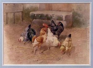 Chickens by William Baptiste Baird
