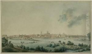 Gesamtansicht Von Munchen Von Gasteig Aus by Giuseppe Pietro Bagetti