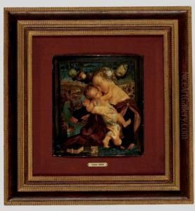 Virgin And Child by Theodor Baierl