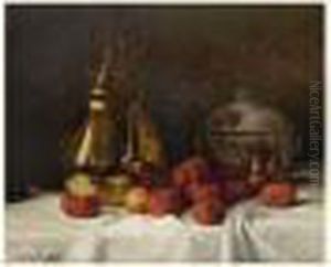 Nature Morte Aux Tomates Et A La Bouilloire