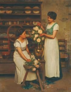 L'arrangement Du Bouquet De Fleurs by Franck Antoine Bail