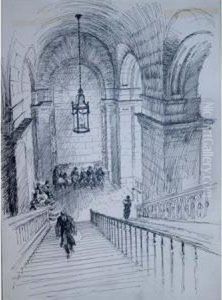 New York Public Library by Vernon Howe Bailey