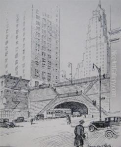 Entrance Of 42nd Street Tunnel At First Avenue