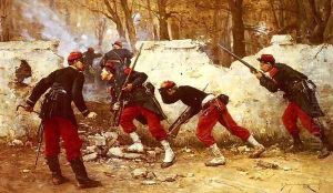 L'Attaque (Attack!) by Etienne Prosper Berne-Bellecour