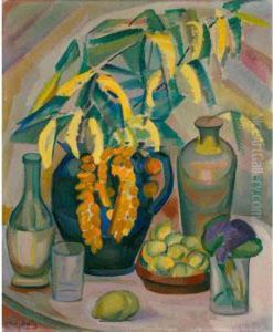 Nature Morte Aux Mimosas by David Bailly