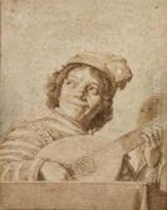 A Boy Playing A Lute, After Frans Hals A Boy Playing A Lute, After Frans Hals