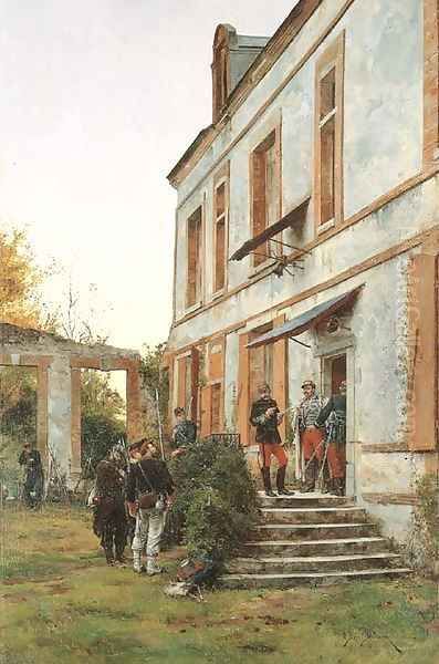 Soldiers resting - view 1